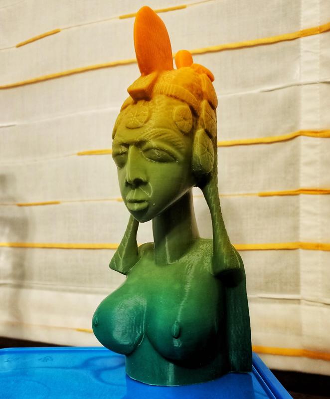 Bust - African etnic woman