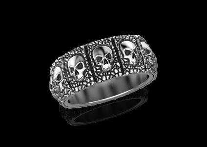 Skulls ring