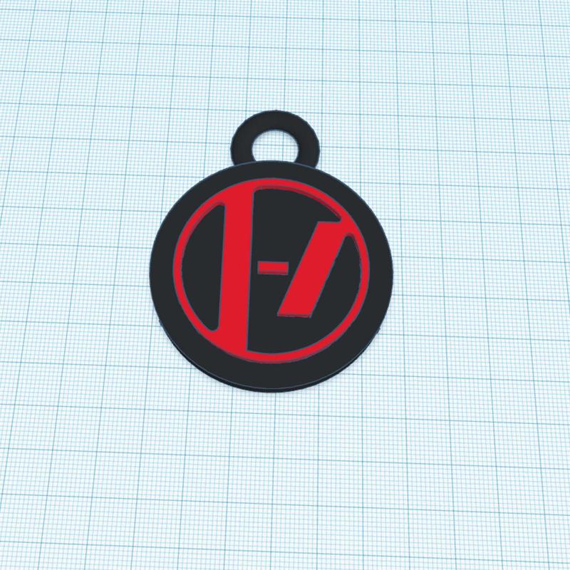 Twenty One Pilots 2024 Logo Key Ring