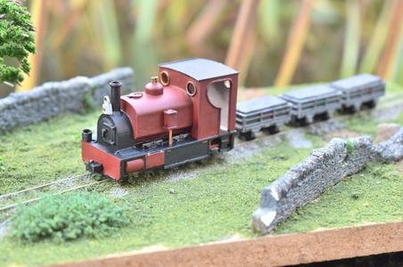 009/oo9 narrow gauge Hunslet saddle tank with motion covers kit