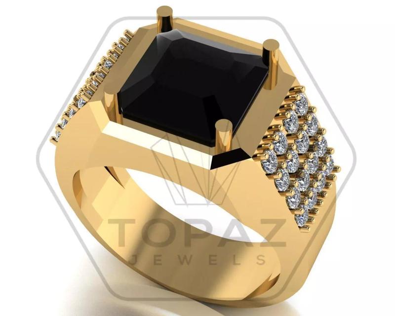 Signet Ring for Men 3D print model