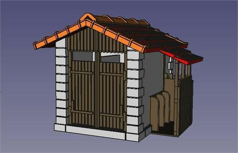 3rd class PLM station toilet in HO