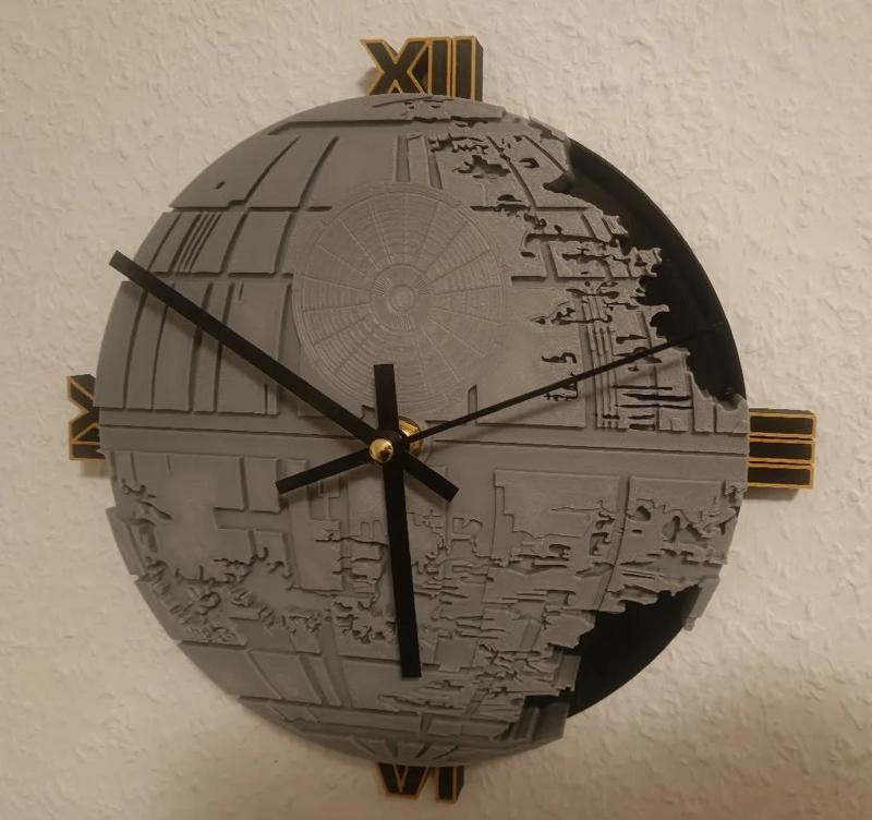 Roman numbers for Death Star Clock by Nils Kal, Star wars   