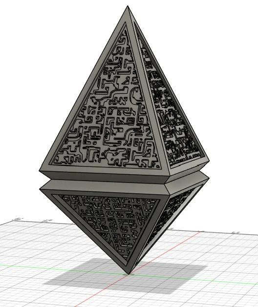 MTG Hedron Model (magic the gathering, Eldrazi, Zendikar)   