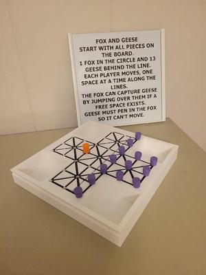 Fox and Geese game   