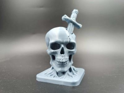 Skull of the Fallen Knight – Halloween Bust