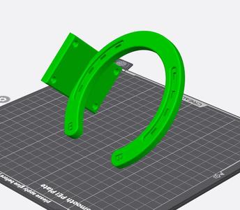 Horseshoe Curtain Tie Back   