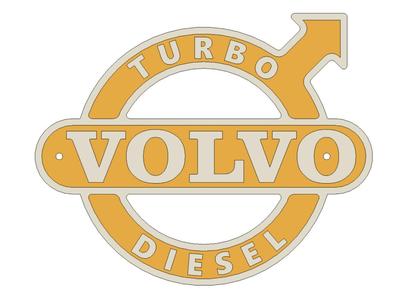 Volvo Turbo Diesel Sign/Emblem