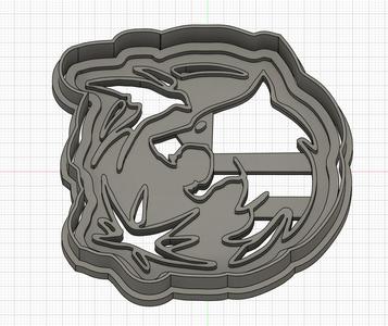 Witcher old medailon Cookie Cutter