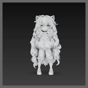 Anime-Style Animal Girl