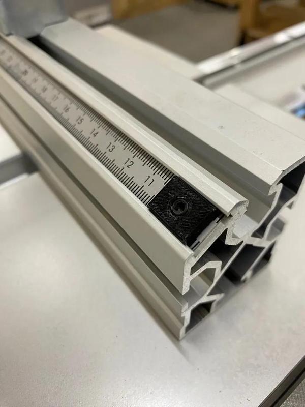 Plastic plate for Felder cross cut fence scale   