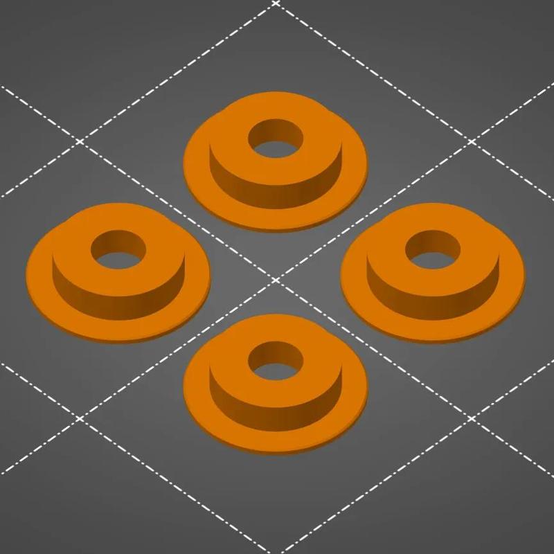 PLA 'Bearings' For The Cereal Container Filament Drybox   