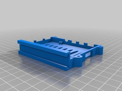 Pi4 OctoPi Case with Rail mount and Brim Camera