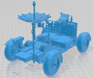 Apollo Lunar Rover Moon Printable Car
