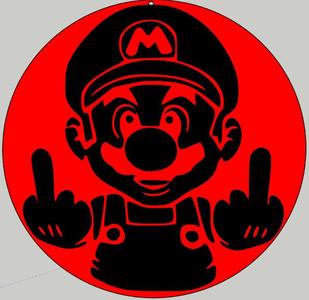 Mario Middle Finger !