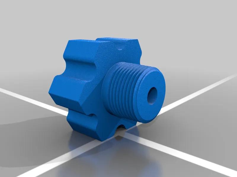 Shower Head to Garden Hose Adaptor NPT 1/2 female to 3/4 male   