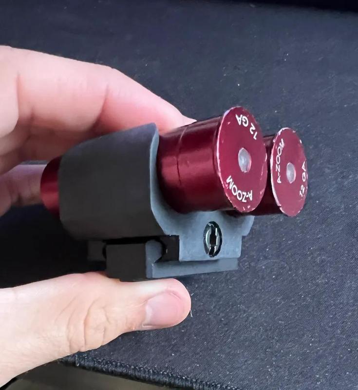 12 Gauge 2 Shotshell Holder Picatinny Mounted   