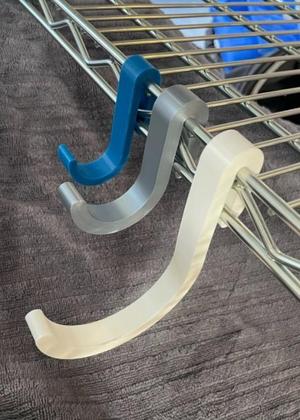 Wire Rack Shelf Shelving Hooks Snap On NSF