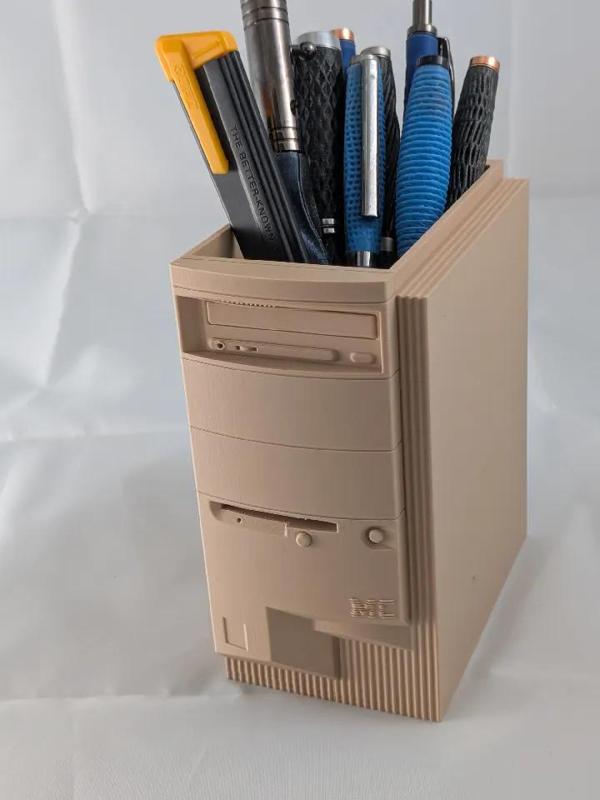 Retro PC Case Pencil Holder   