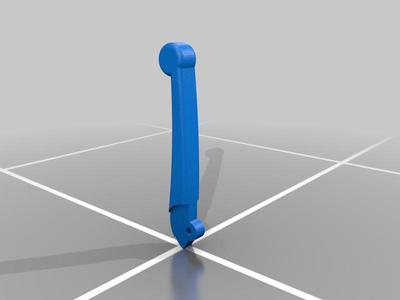 Tiller-Brake lever replacement for sail boats