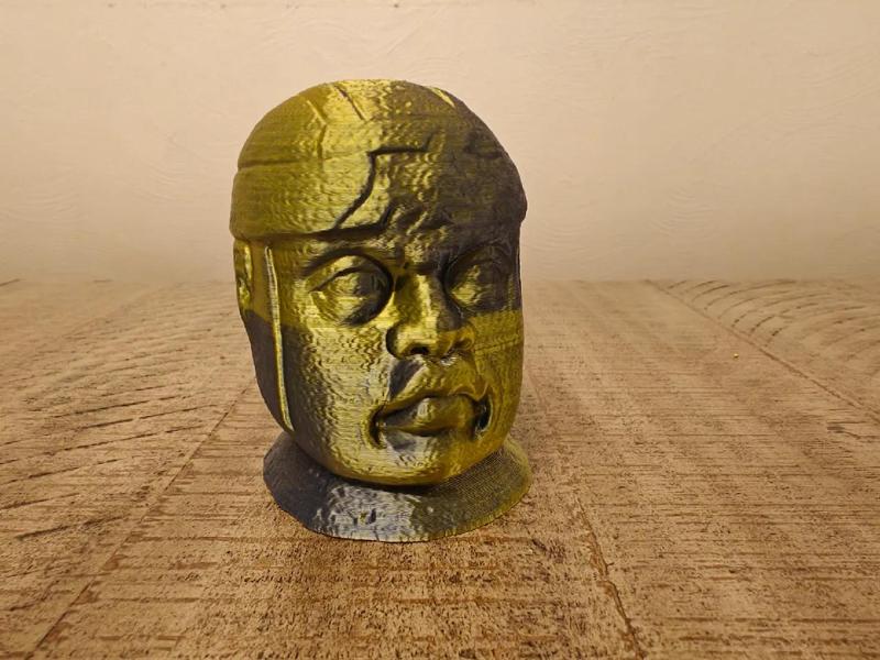 Ancient Stone Olmec Head   