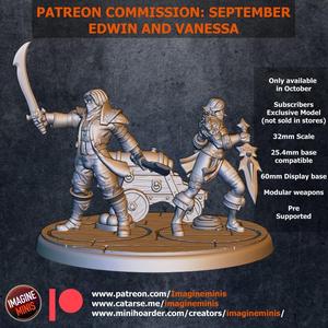 Patron Commission September - Edwin and Vanessa (Bases)