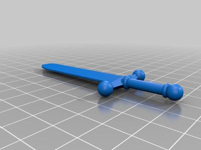 ThinkerCAD sword