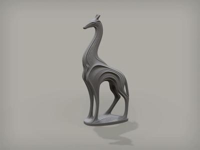 Giraffe Statue   