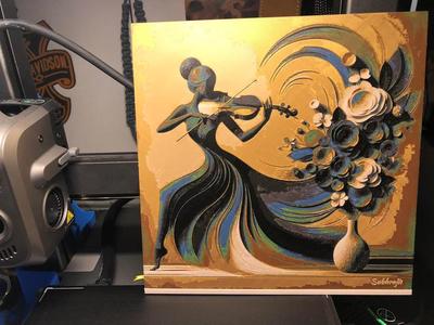 Rainbow Violinist (Hueforge)   