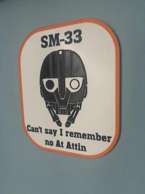 SM-33 Droid - Skelleton Crew Sign   
