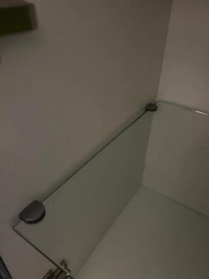 Glass shelf support   