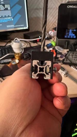 Drill sizer for aluminum profile 20*20   