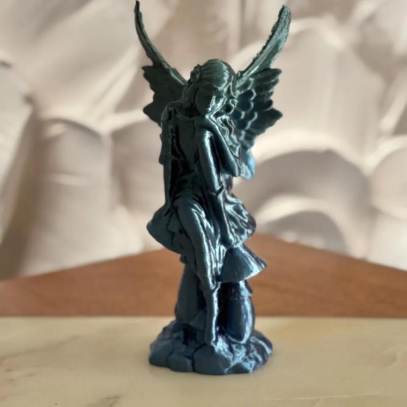 Fairy Sitting on Mushrooms   