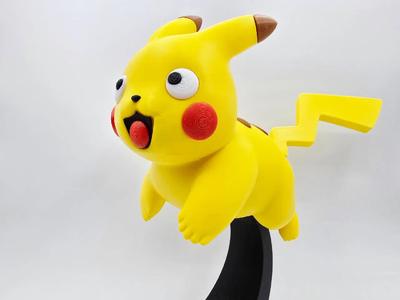 Split Pikachu Running Display (No AMS Version)   