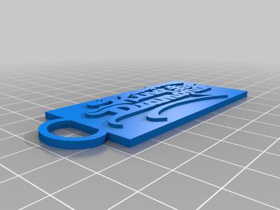King Diamond Logo keychain