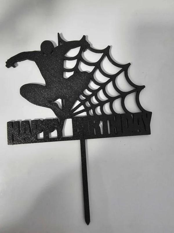 Spiderman Happy Birthday caketopper   