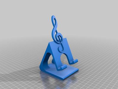 Treble Clef Phone Holder Stand