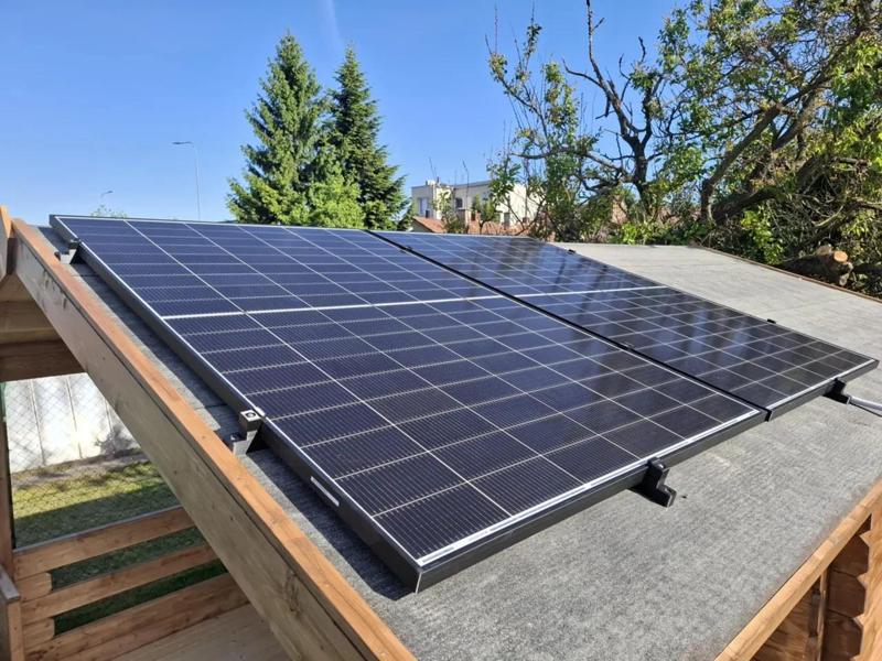 Solar panel holder   