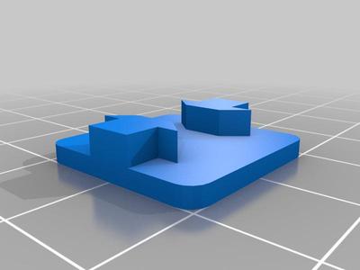 Aluminum extrusion end cap for 8020