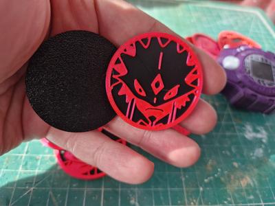 Beelzemon Digimon coin