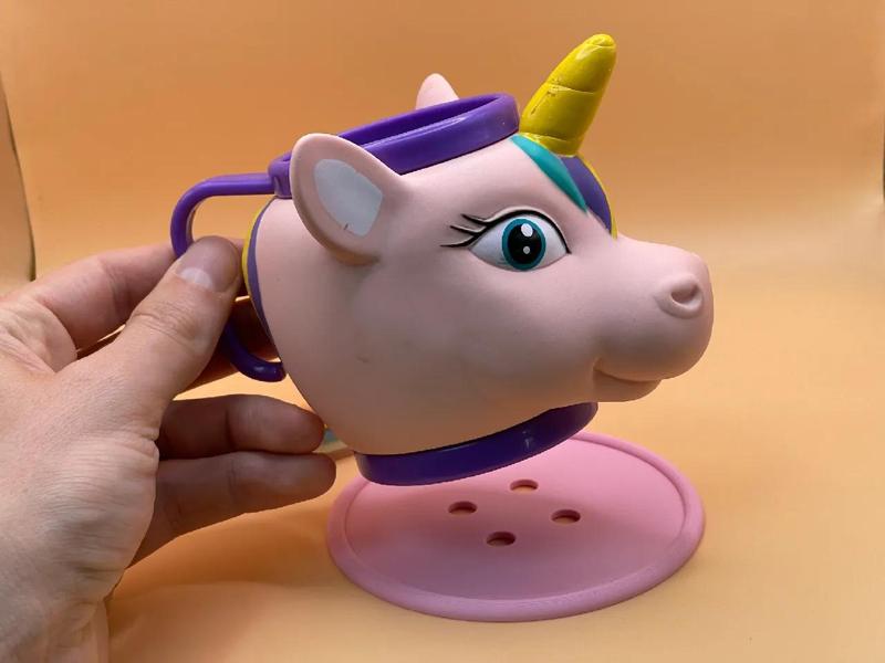 Cup Holder in Button Design   