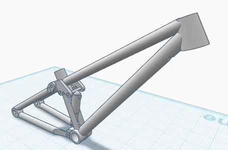 full suspention slopestyle bike   