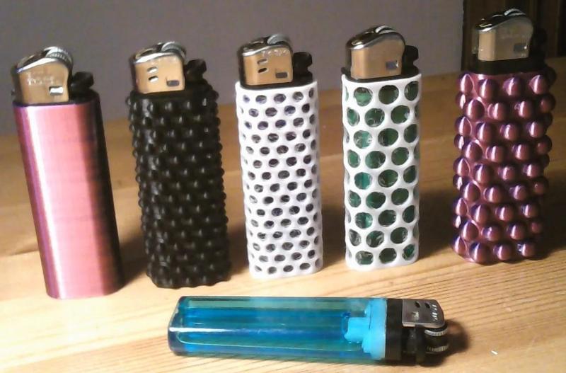 Cases for disposable lighters   