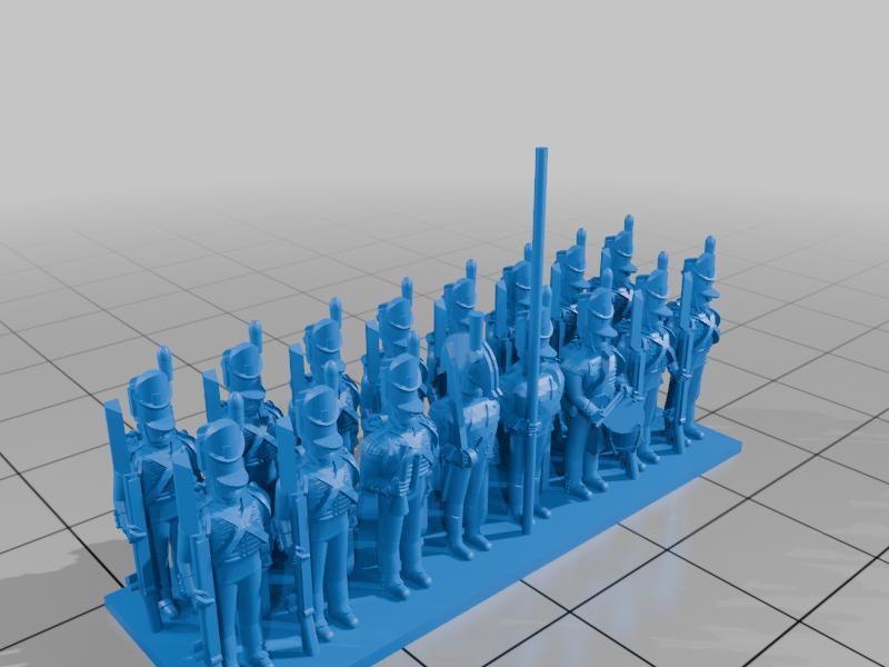 British Line Infantry Regiment 15mm