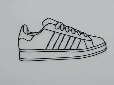 adidas Campus 00 wall art