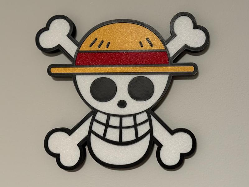 One Piece Jolly Roger Wall Art (NO AMS)