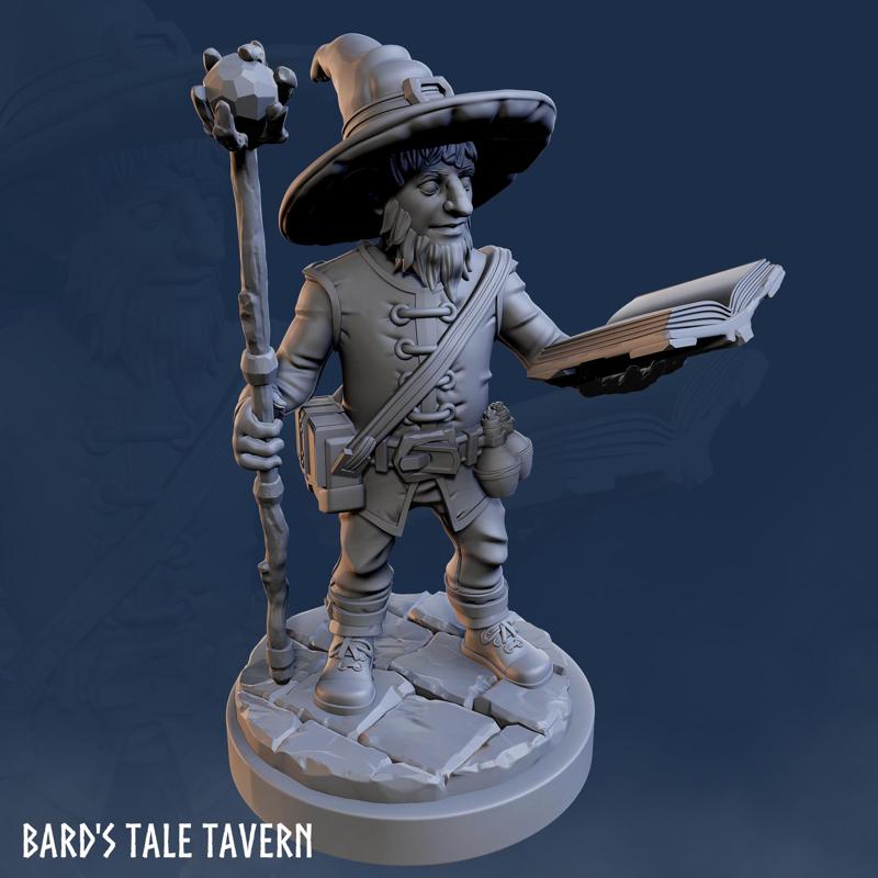 Gnome Mage - Mage Gnome - Mage - Gnome - Gnome Sorcerer - Gnome Wizard - Magician
