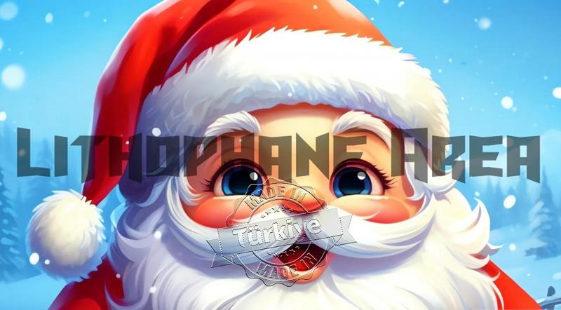 Noel Baba Lithophane   