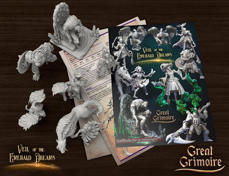 Veil of the Emerald Dreams - 5e Stat Blocks