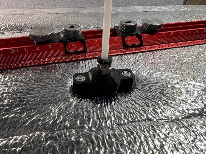 External PTFE tube enclosure support   